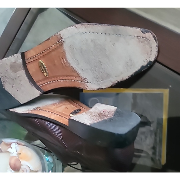 Belvedere Studio Men\' s Genuine Teju Lizard Derby 9 Choc Brown main image 11
